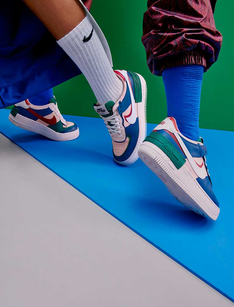 El aparato Escuela primaria Molde Air Force 1 Shadow, las zapatillas de Nike para bailes urbanos