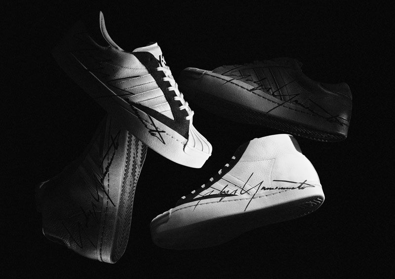 estaño Amplificador Pino Yohji Yamamoto firma 2 zapas adidas Superstar para Y-3: Yohji Star y Pro