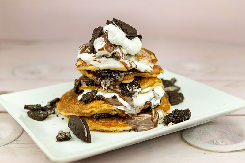 Restaurante Freedom Cakes Café: Cookies N´Cream & Nutella pancakes