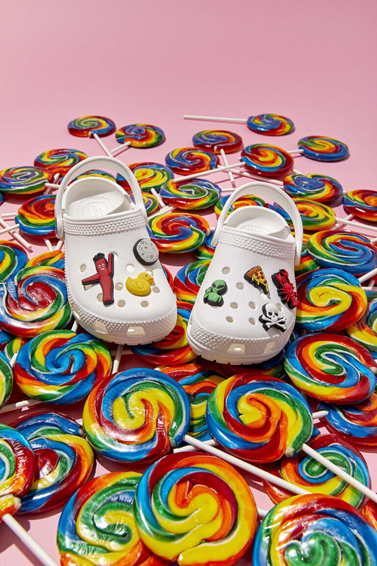 crocs with pins