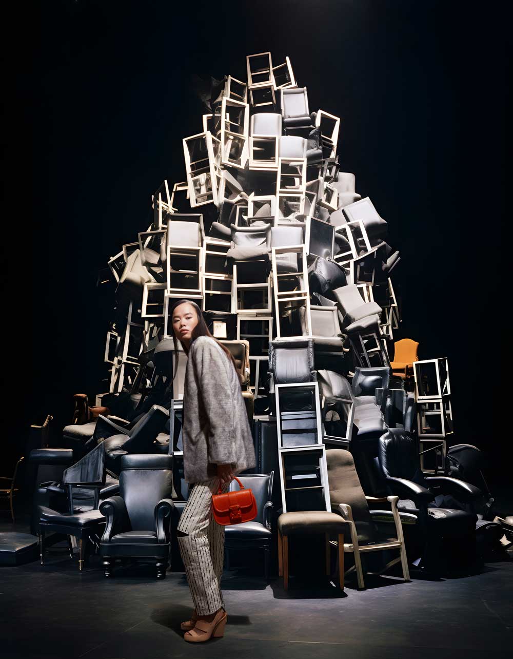 La colección de mujer Louis Vuitton FW23 inspira este editorial de moda