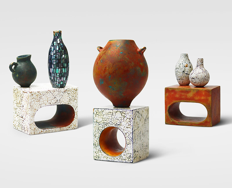 Loewe craft price. Foto esculturas de diferentes colores.