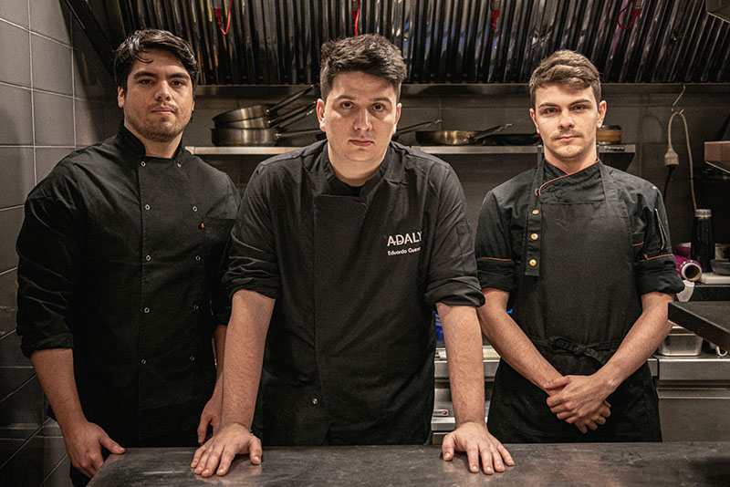 Restaurante Adalay: en la cocina con Eduardo Guerrero Tejero y otros dos chef jóvenes