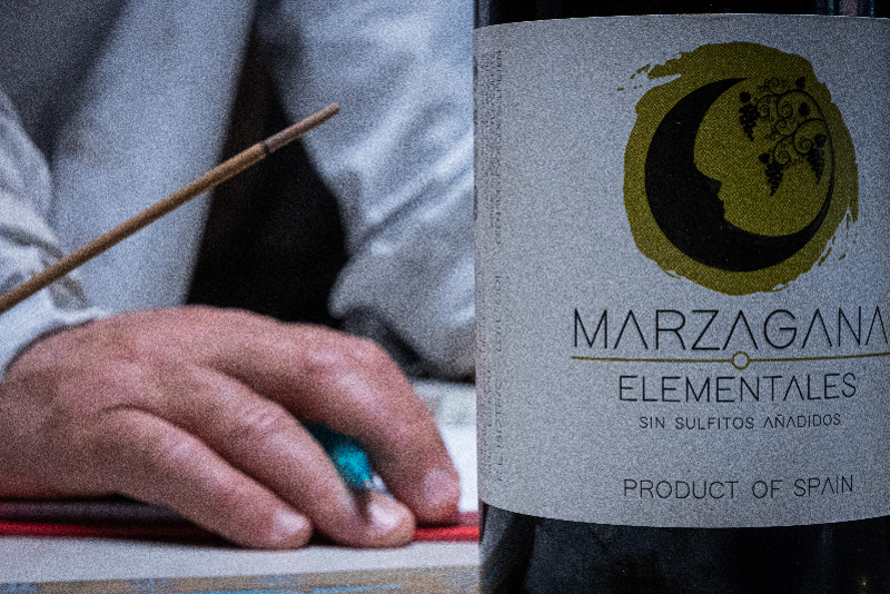 Vinos naturales-productores España: botella de Margazana