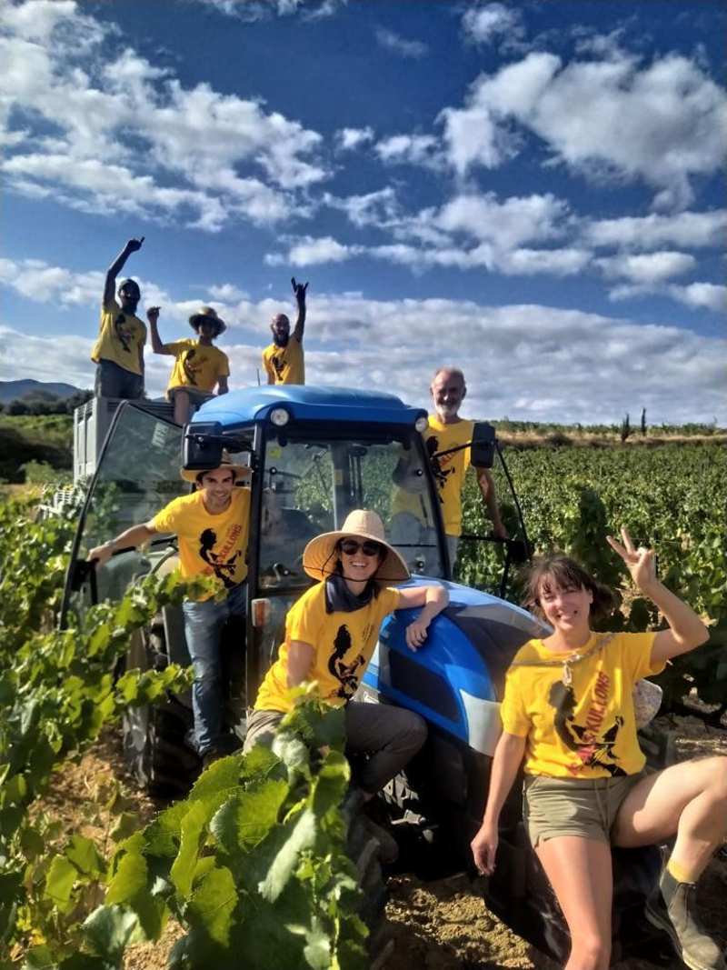 Vinos naturales-productores de España: trabajadores de Finca Parera