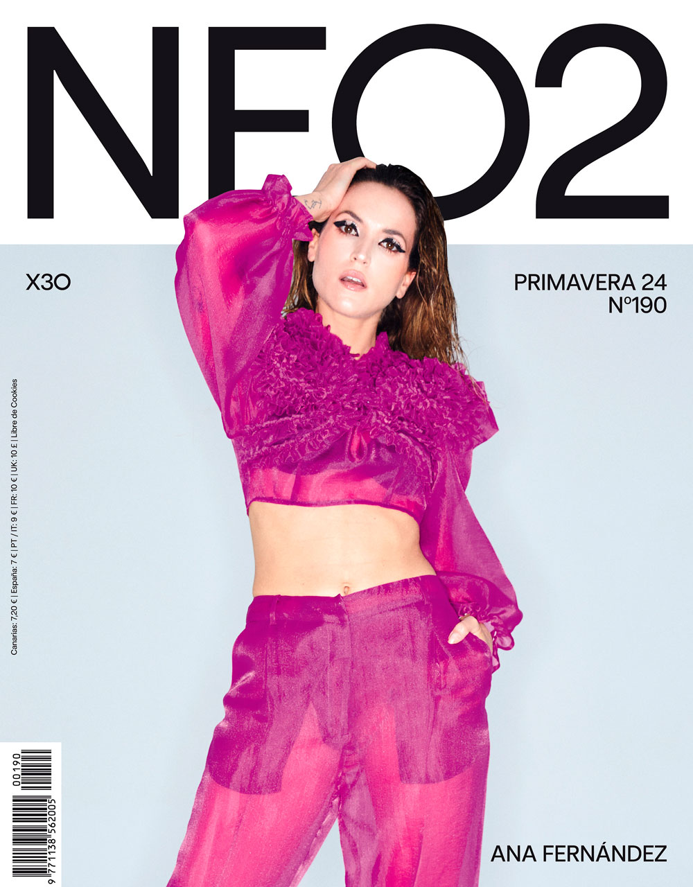 ana fernández actriz portada revista neo2