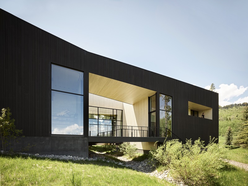 CLB-Architects-HSH-Interiors-ShineMaker: casa principal con ventanales