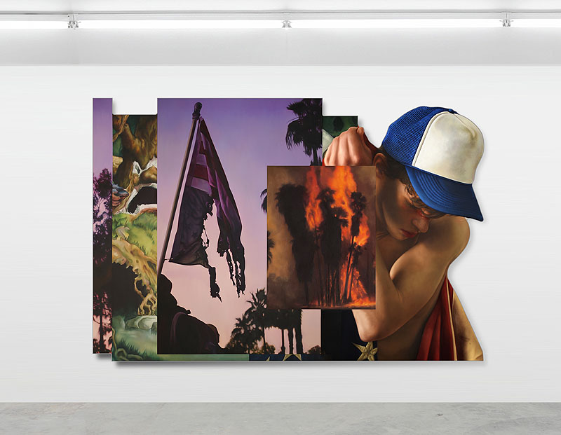 Robin Kid - gran collage en la pared con motivos juveniles