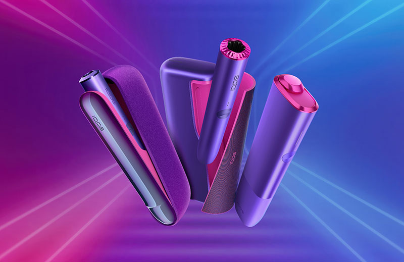 Iqos Ilumia Neon Purple: los tres modelos diferentes de la colección