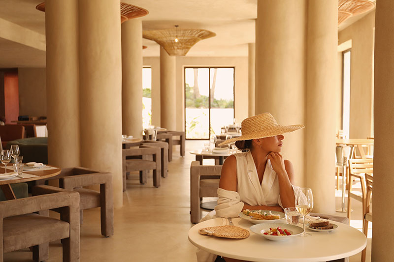 La Zambra un lujo silencioso: restaurante Palmito