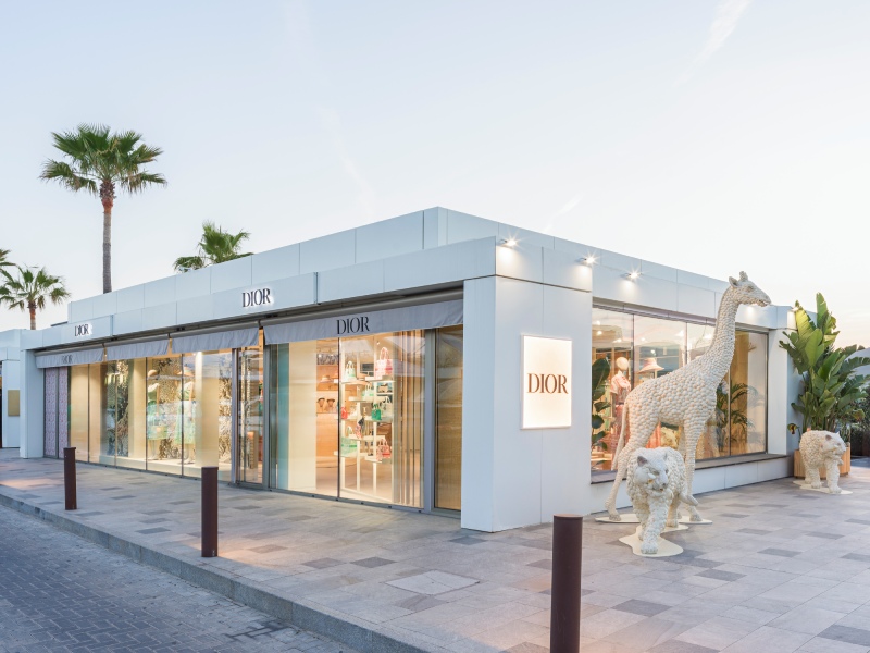 Tienda pop-up de Dior en Ibiza