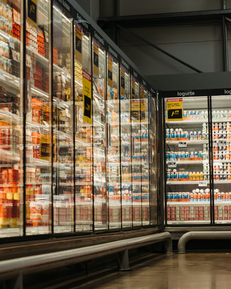 Bajada de precios Mercadona: zona de lácteos de un supermercado