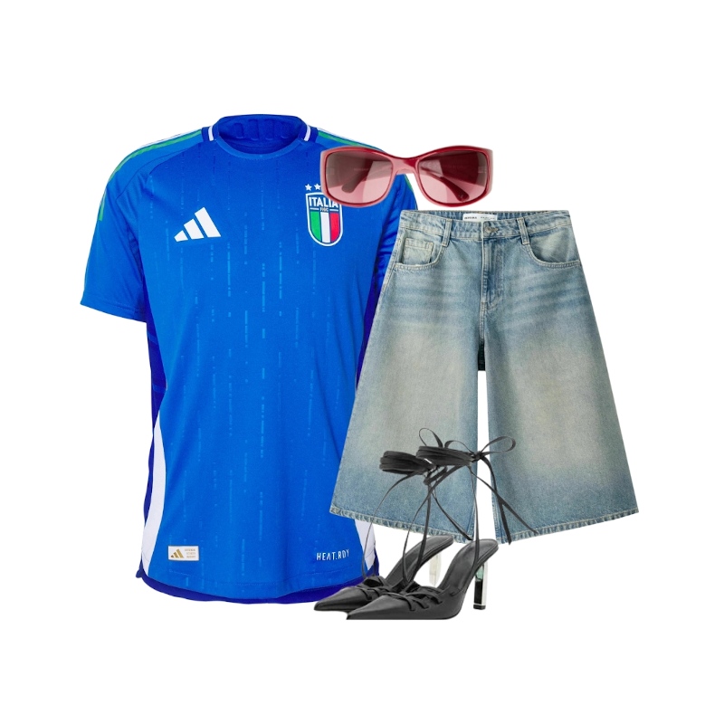 camiseta fútbol italia tendencia zalando