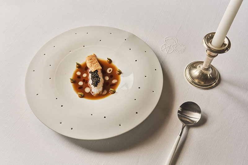 restaurante La Finca, escapada Top a Granada: un plato con el caviar como protagonista