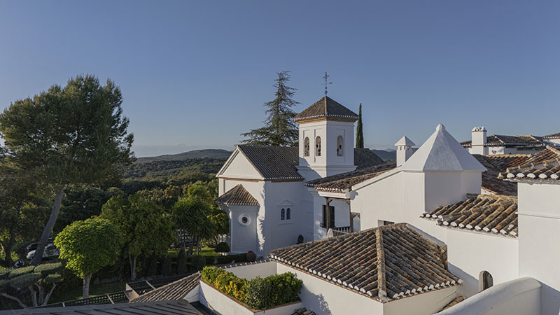 restaurante La Finca, escapada Top a Granada: vista de los tejados del poblado