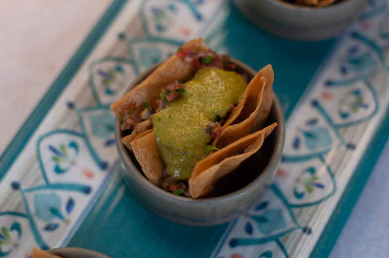 Lakook catering: nachos con guacamole