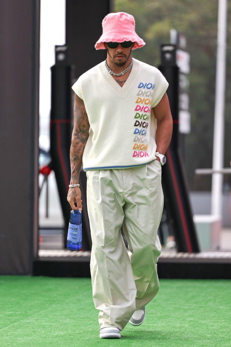 Colaboración de moda urbana Dior X Lewis Hamilton