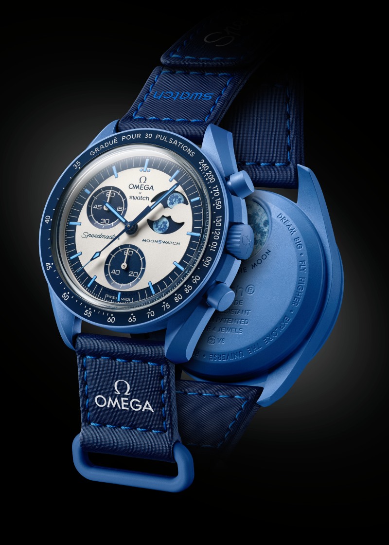 El nuevo reloj de Omega X Swatch: Mission to the Super Blue Moon MoonPhase