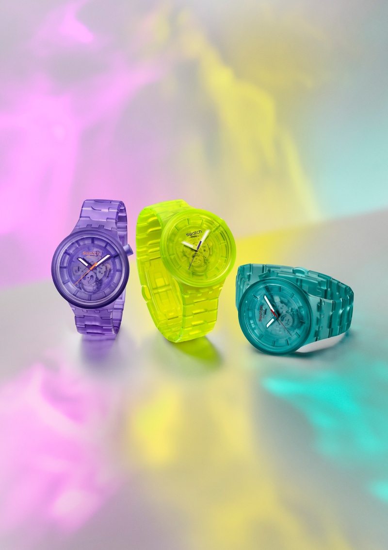 Relojes de colores Swatch para verano