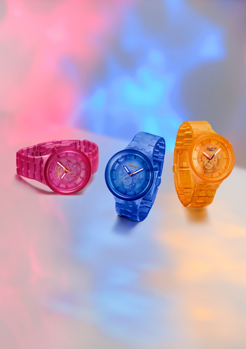 Relojes de colores Swatch para verano