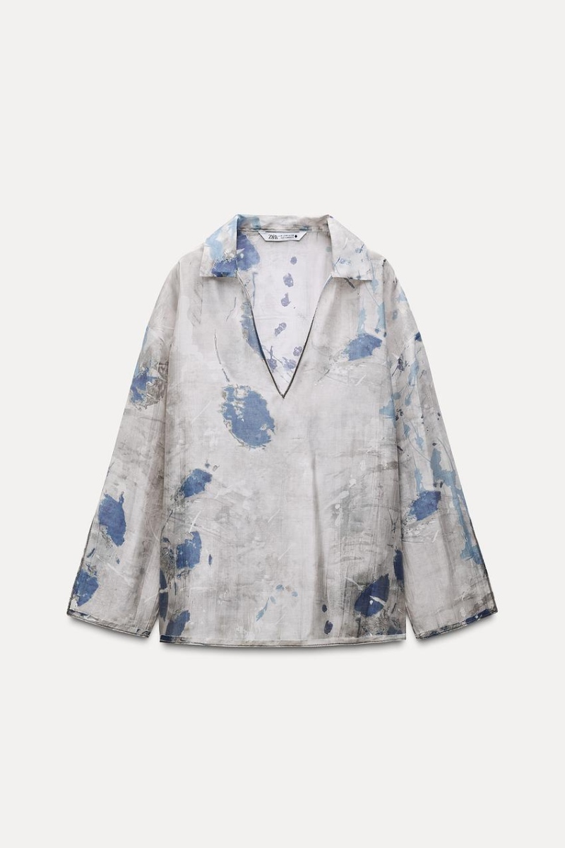 básicos zara ropa tendencias camisa estampada