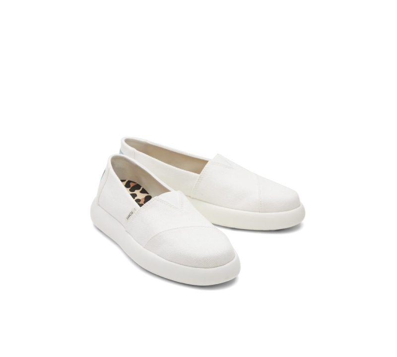 zapatillas blancas otoño toms mujer