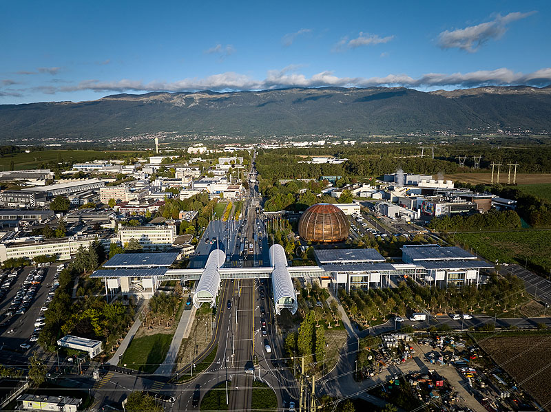 Vista de aérea de CERN