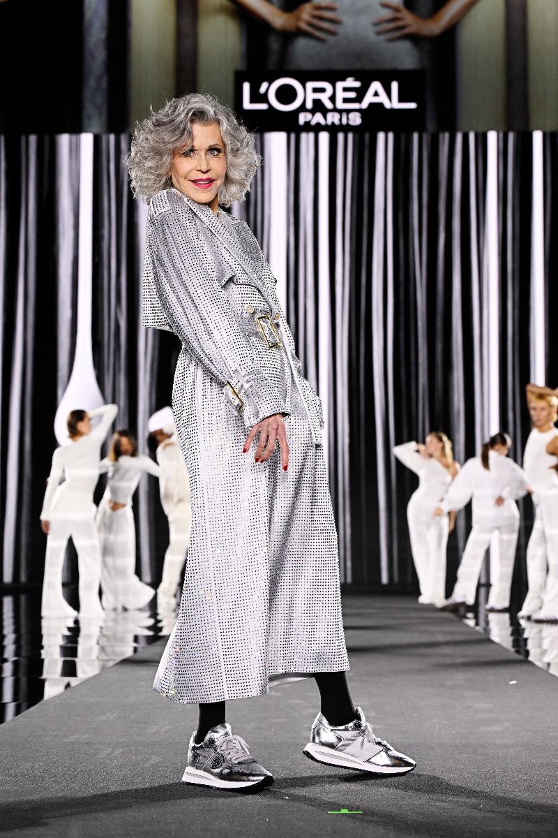 desfile loreal paris jane fonda