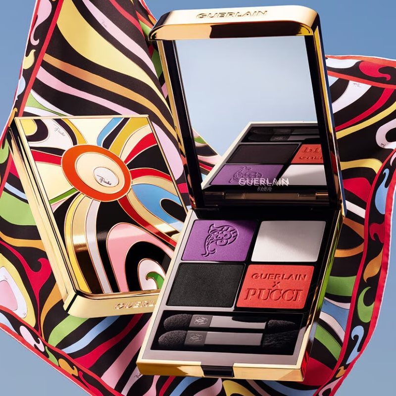 maquillaje colores intensos guerlain pucci