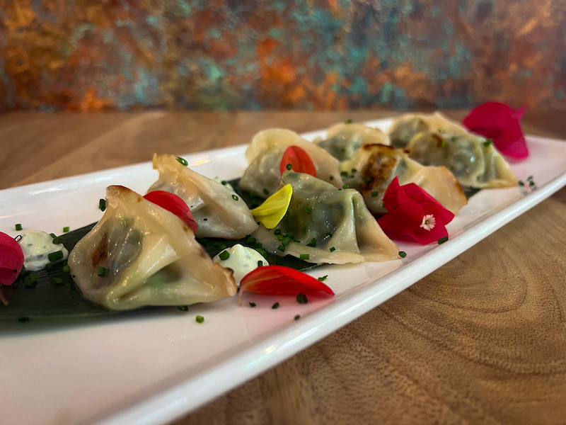 Menús veganos en Madrid: Gyozas coreanas de verduras