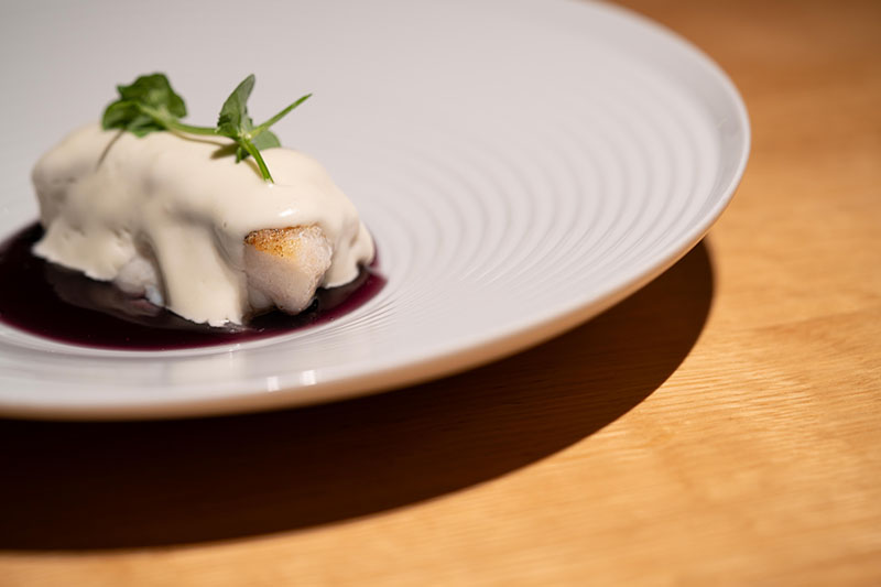 Rebeka Barainka Aiten Etxe: plato de pescado del día