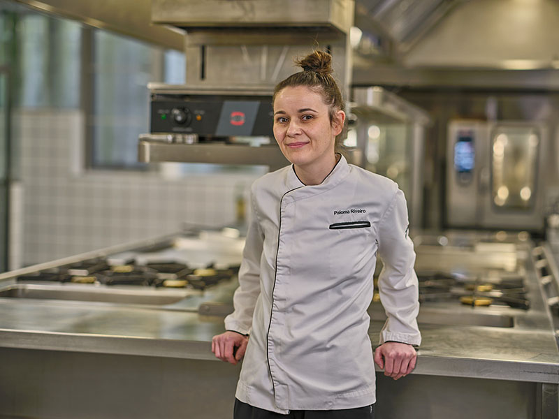 Nueva cocina emergente en Paradores: La cocinera Paloma Riveiro Pazos