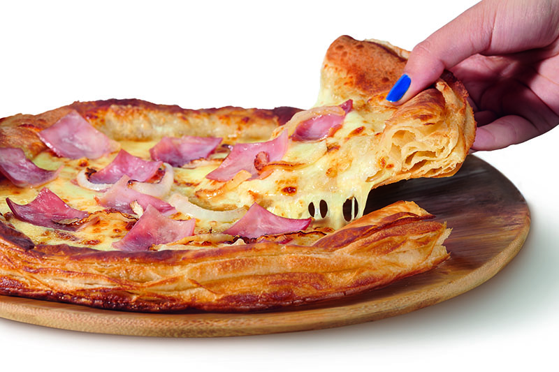 Una pizza Croissantizzima, de Domino's Pizza