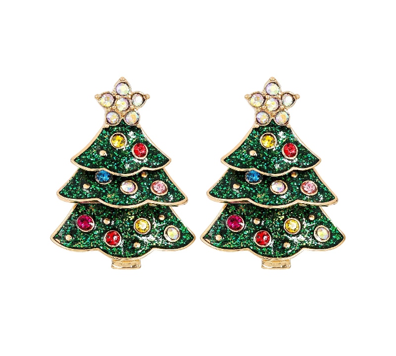 joyas decoración navideña bijou brigitte pendientes árbol