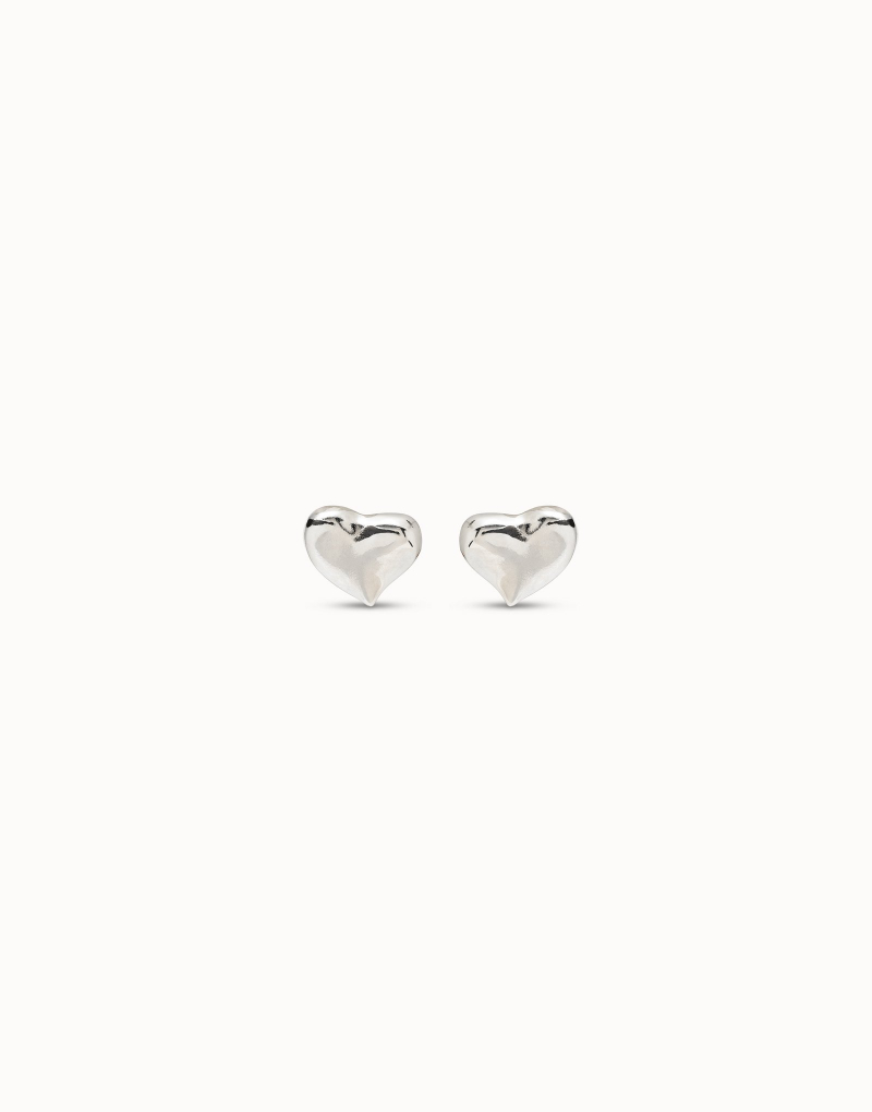 pendientes plata corazón joyas rebajadas black friday unode50