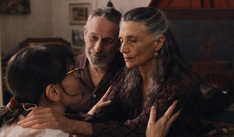 Polvo serán, foto de tres personajes