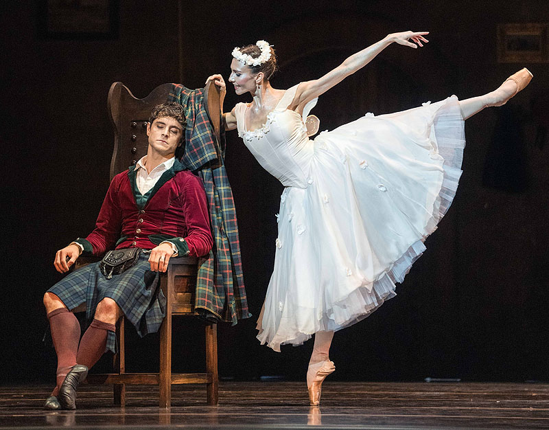 Imagen del ballet La Sylphide