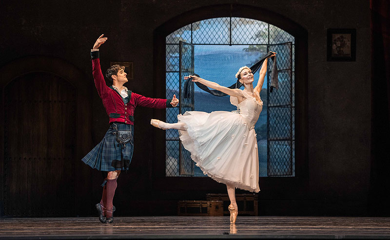 Imagen del ballet La Sylphide