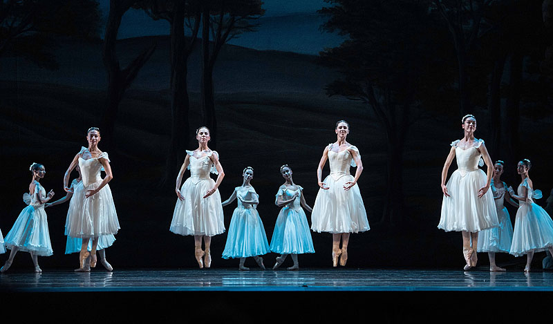 Imagen del ballet La Sylphide