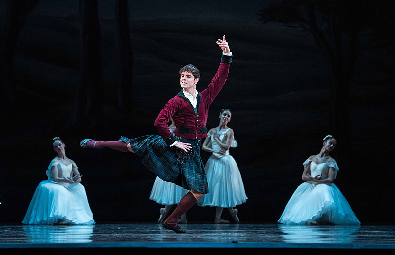 Imagen del ballet La Sylphide