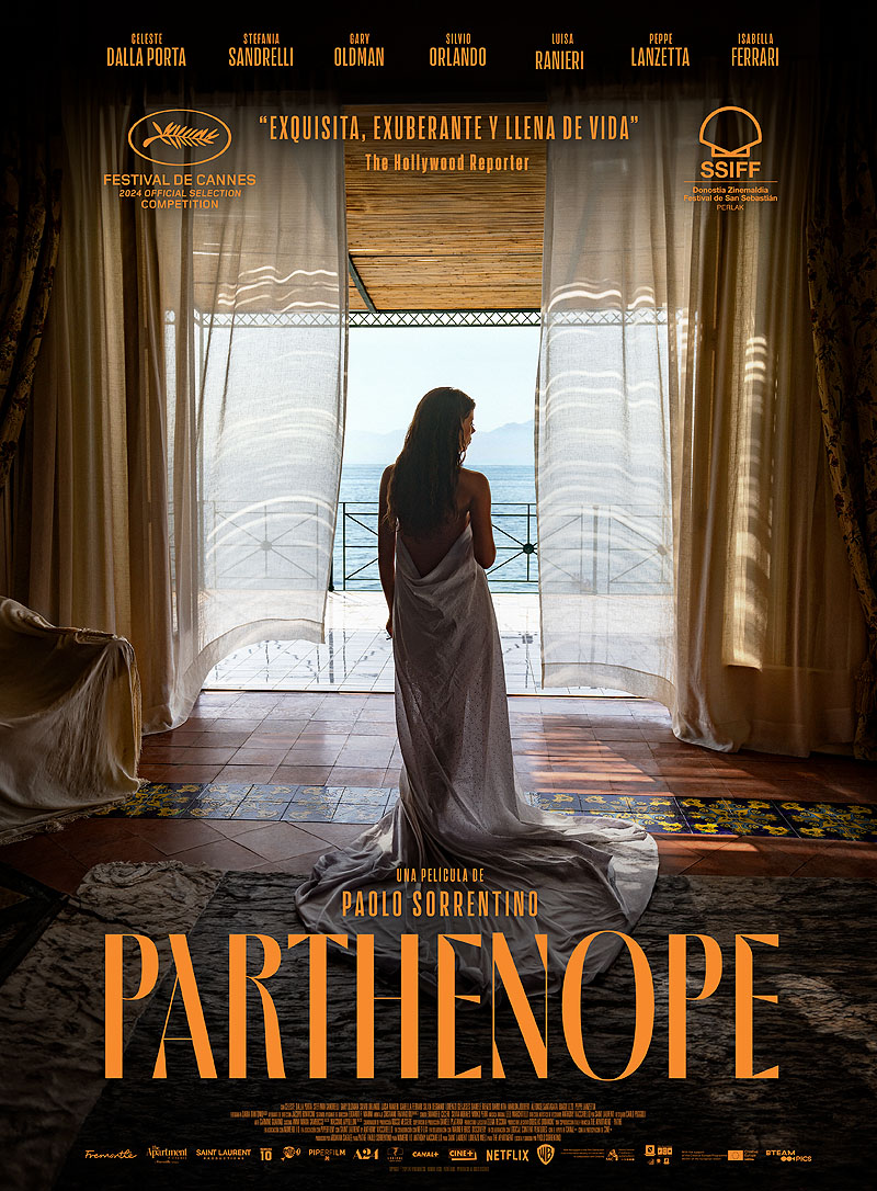 PARTHENOPE- poster de la película