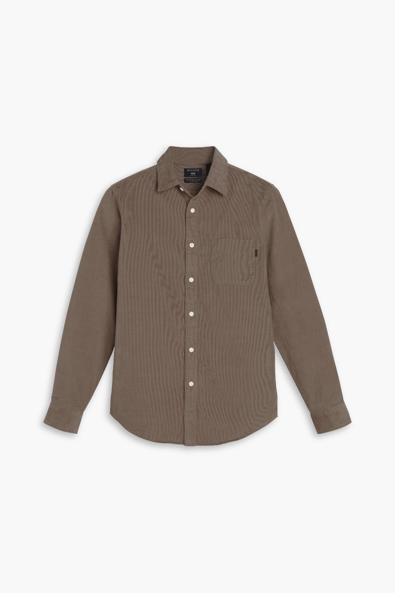 camisa ropa masculina color mocha mousse dockers