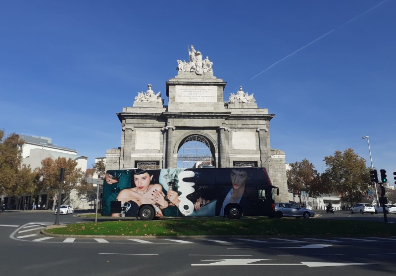 espíritu navideño madrid barcelona autobús UNOde50