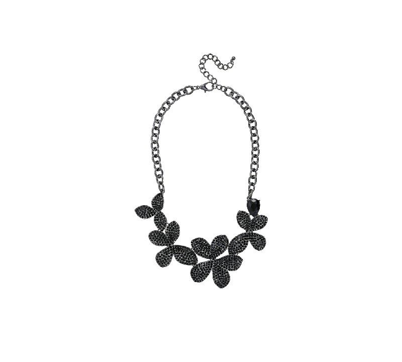 joyas plateadas negras collar Bijou Brigitte