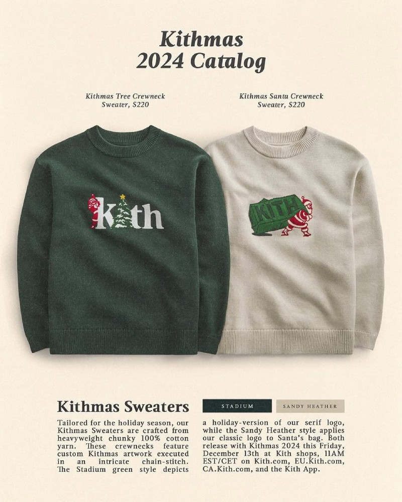 Colección navideña de Kith Kithmas 2024