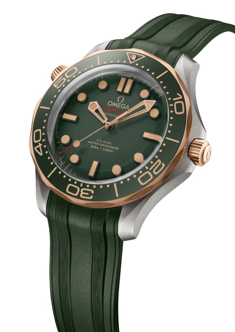 Nuevo Omega Seamaster Diver 300m titanio y Oro Bronce