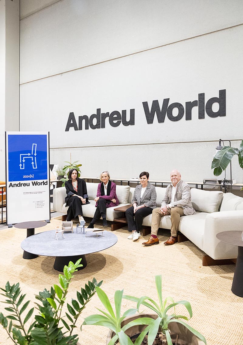 Proyecto ganador: el jurado del concurso de Andreu World en 2024.