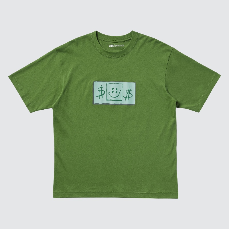 ropa bob esponja uniqlo nueva colección camiseta verde