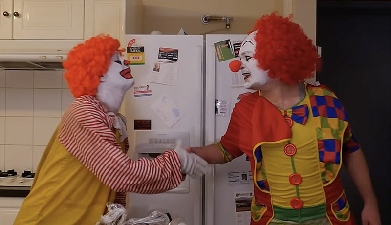 imagen de fotograma del trailer falso “It: McDonald’s Edition”