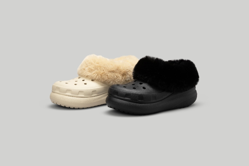 zapatos pelo estilo furry crocs zuecos